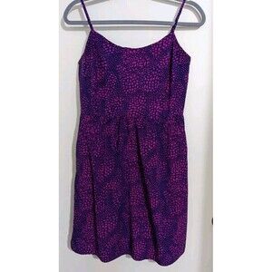 GAP Linda Short Strap Dress Summer Spring Purple Pink Size 4 Adjustable Straps